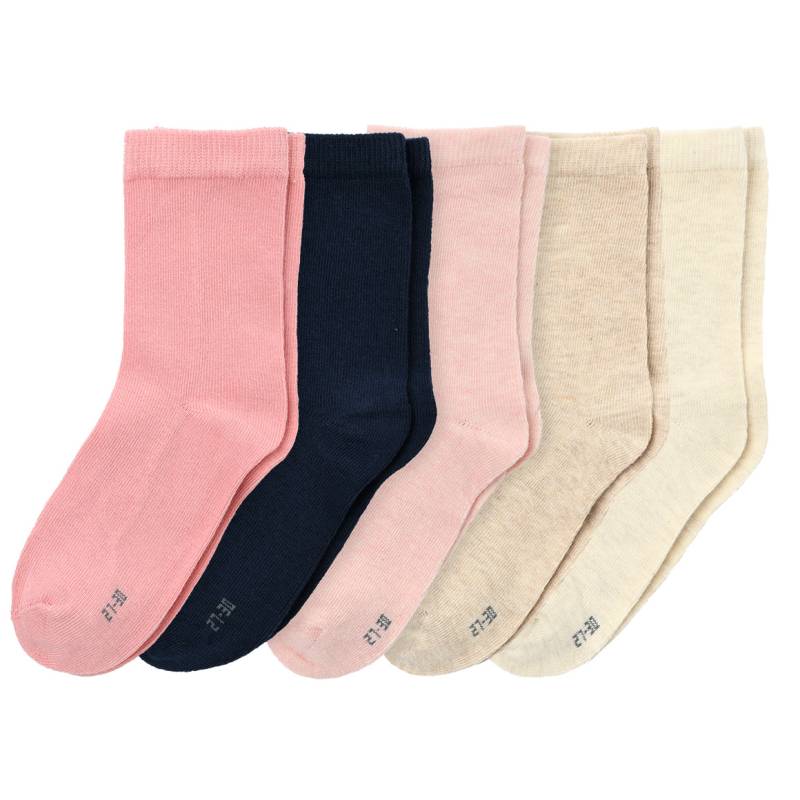 5 Paar Mädchen Socken in verschiedenen Farben von Topolino