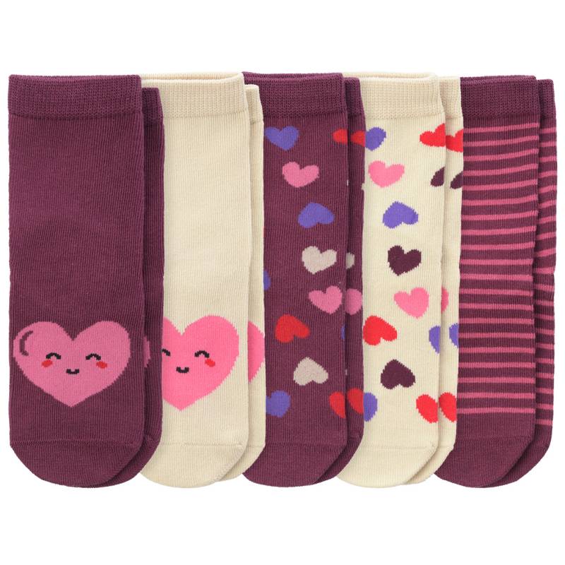 5 Paar Mädchen Socken mit Bio-Baumwolle von Topolino