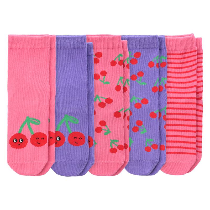 5 Paar Mädchen Socken mit Bio-Baumwolle von Topolino