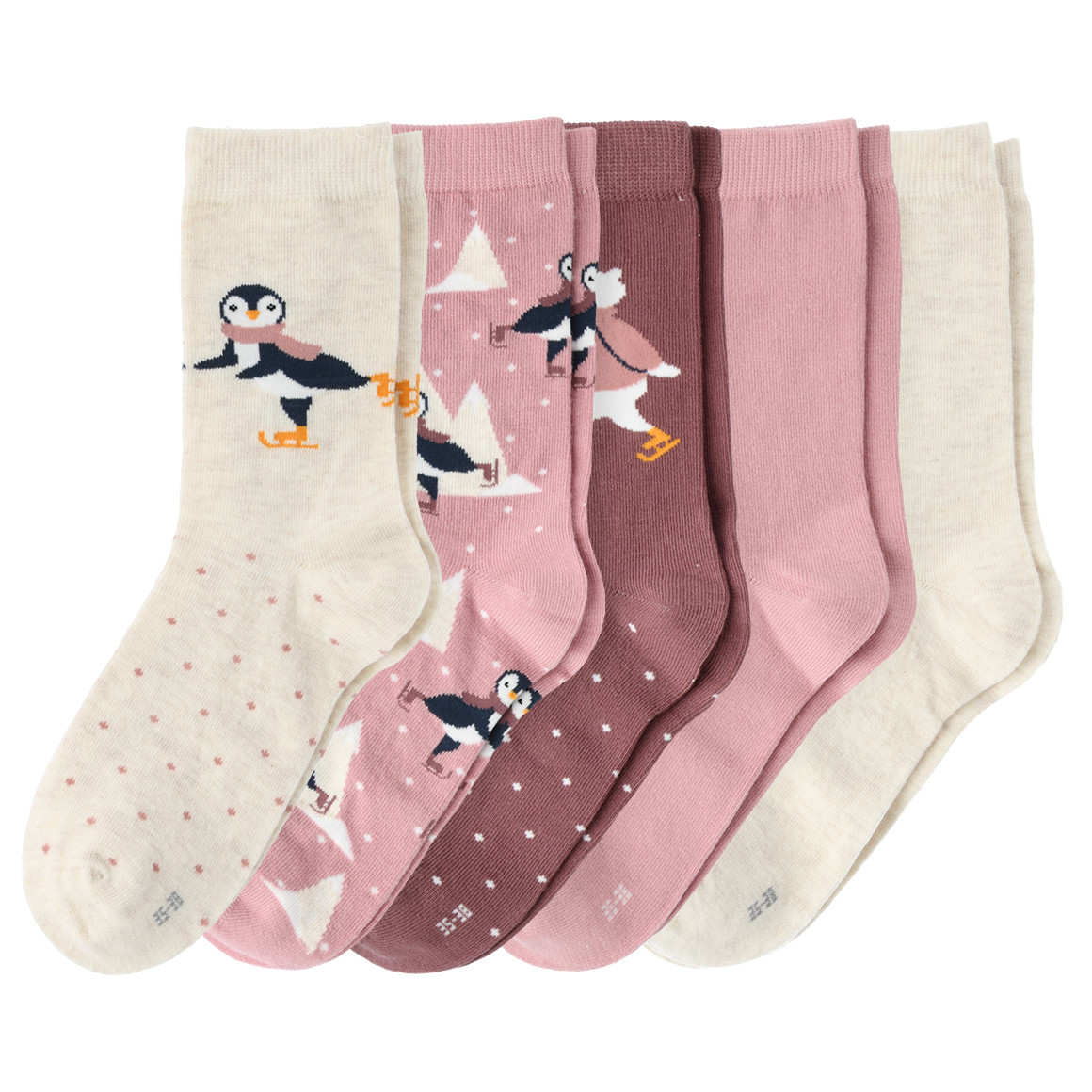 5 Paar Mädchen Socken mit Motiv von Topolino
