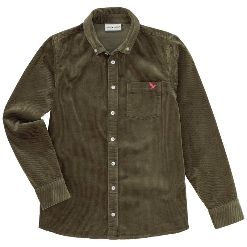 Jungen Cordhemd in Unifarben von Topolino