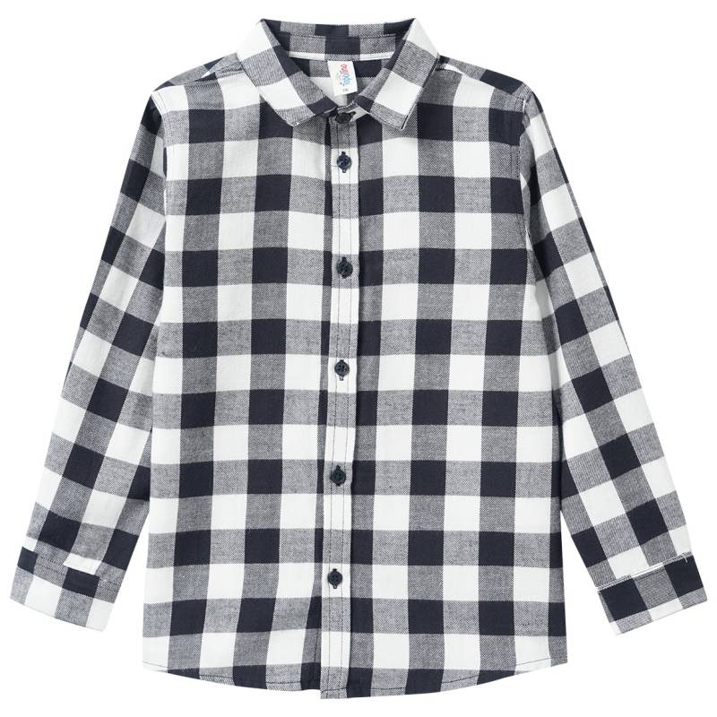 Jungen Flanell-Hemd mit Karo-Muster von Topolino