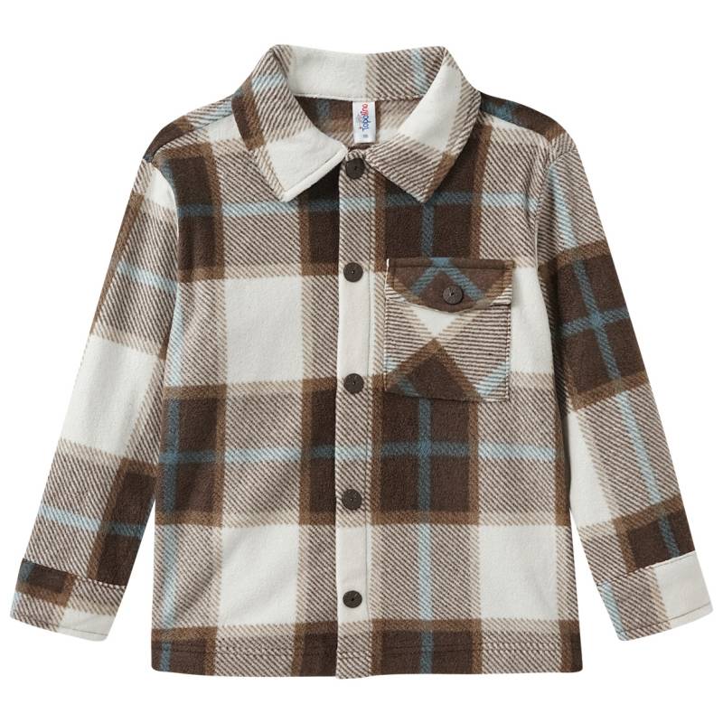 Jungen Fleece-Hemd mit Kentkragen von Topolino