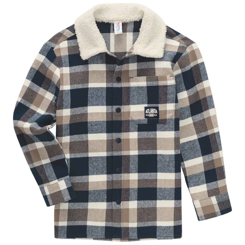 Jungen Fleece-Hemd mit Kentkragen von Topolino