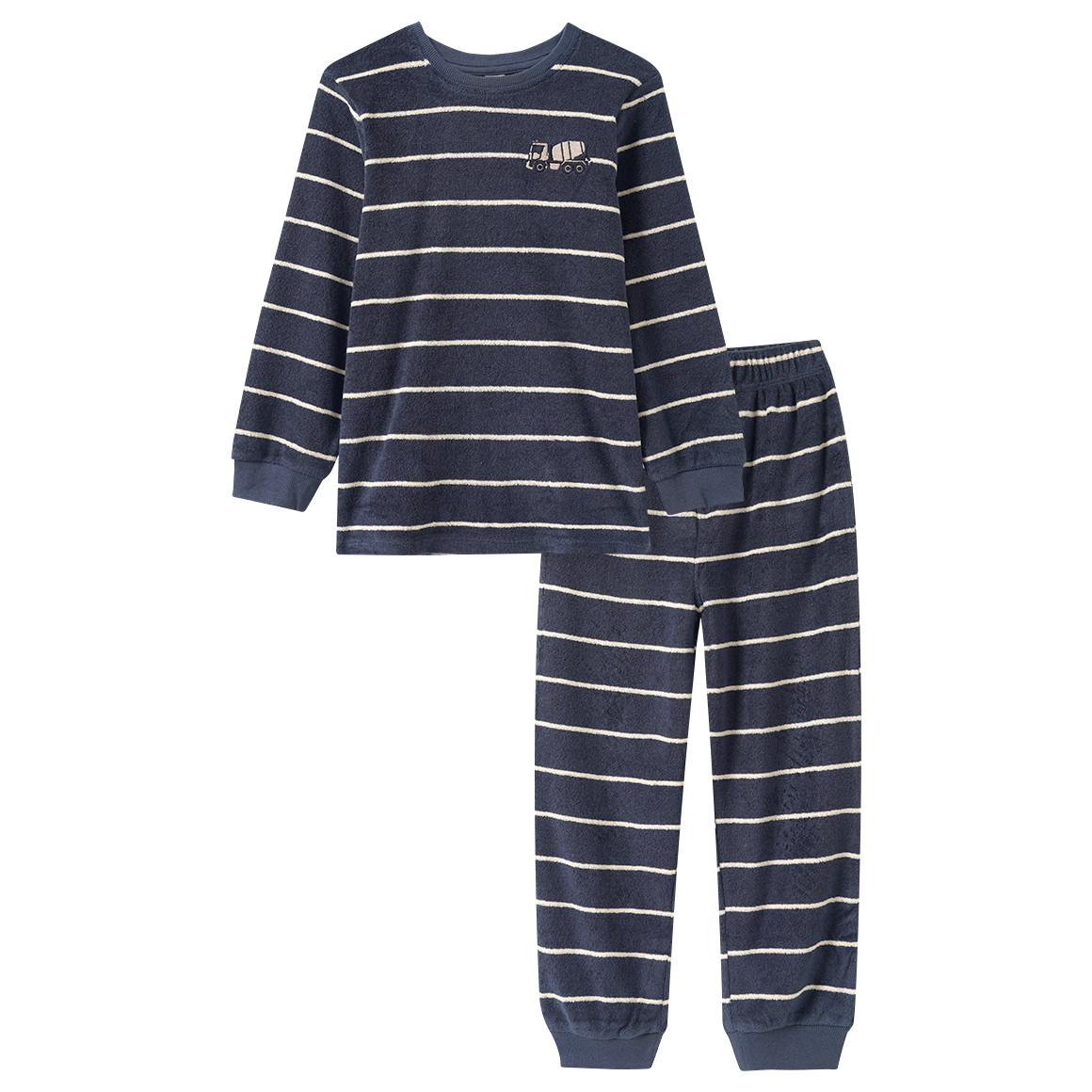 Jungen Frottee-Schlafanzug mit Streifen von Topolino