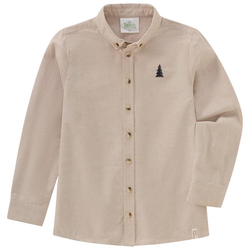 Jungen Hemd mit kleiner Stickerei von Topolino