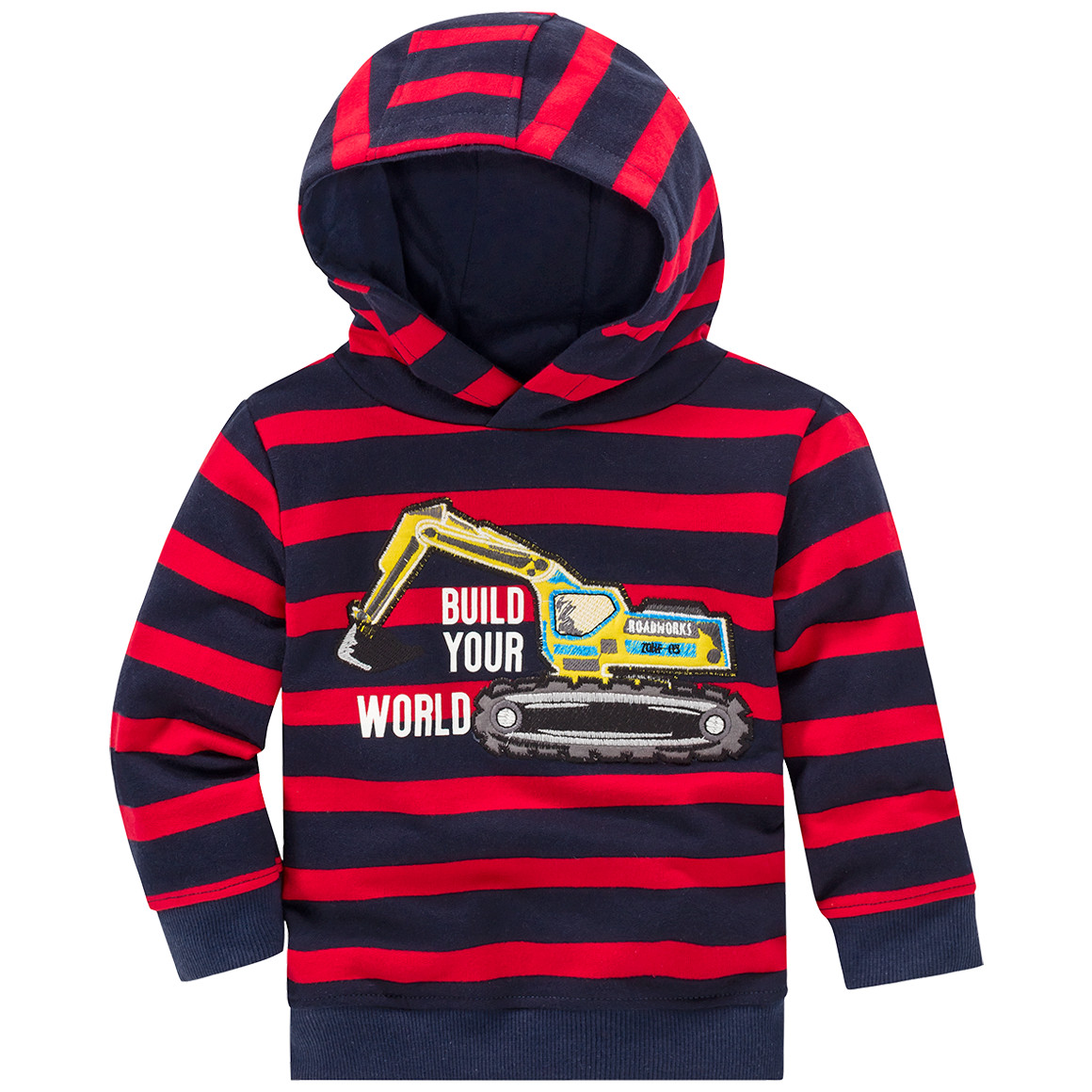 Jungen Hoodie mit Bagger-Applikation von Topolino