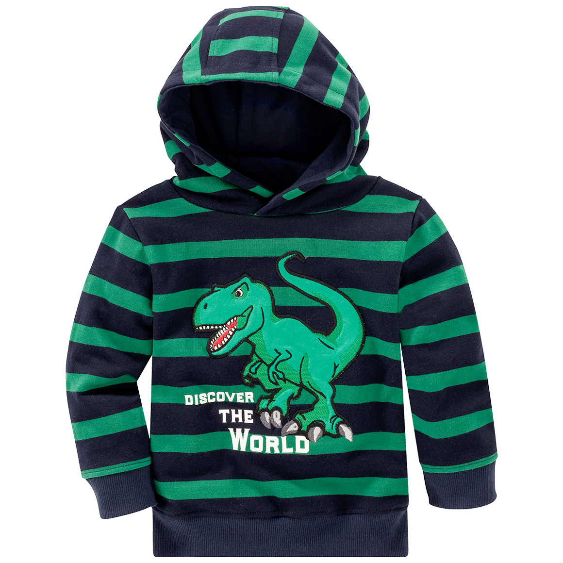 Jungen Hoodie mit Dino-Applikation von Topolino