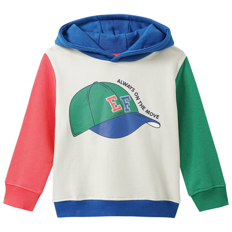 Jungen Hoodie mit Farbteilern von Topolino