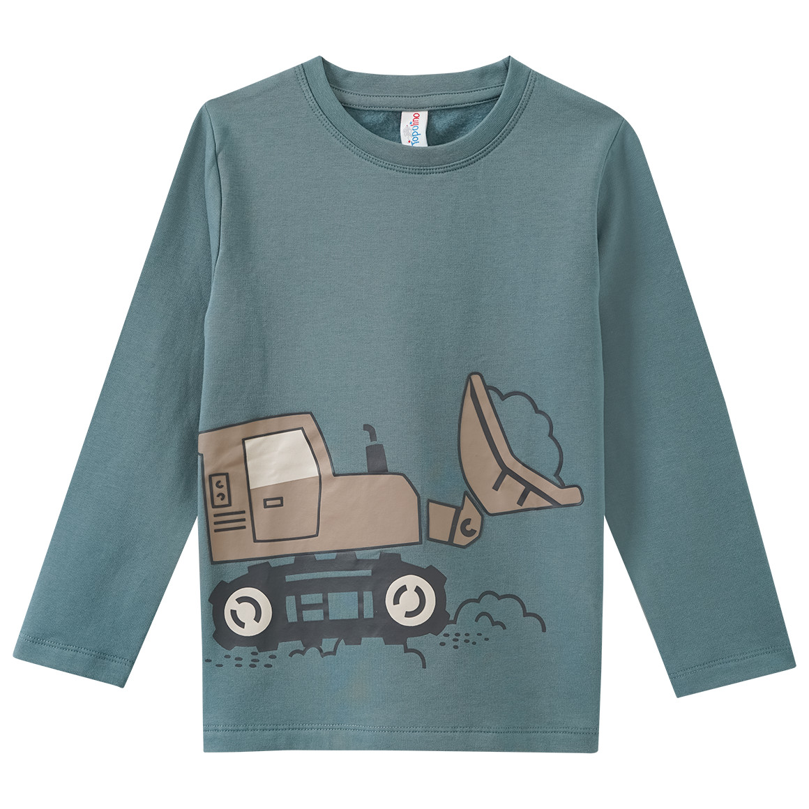 Jungen Langarmshirt mit Baustellen-Print von Topolino