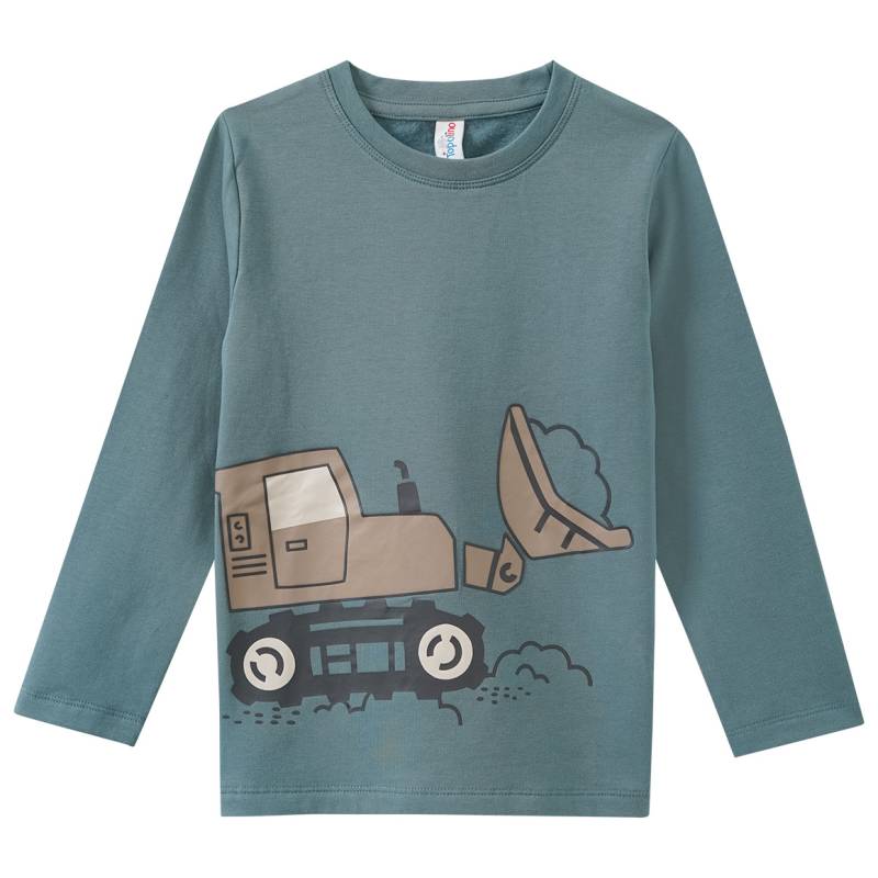 Jungen Langarmshirt mit Baustellen-Print von Topolino