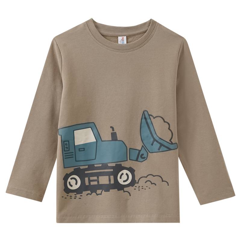 Jungen Langarmshirt mit Baustellen-Print von Topolino