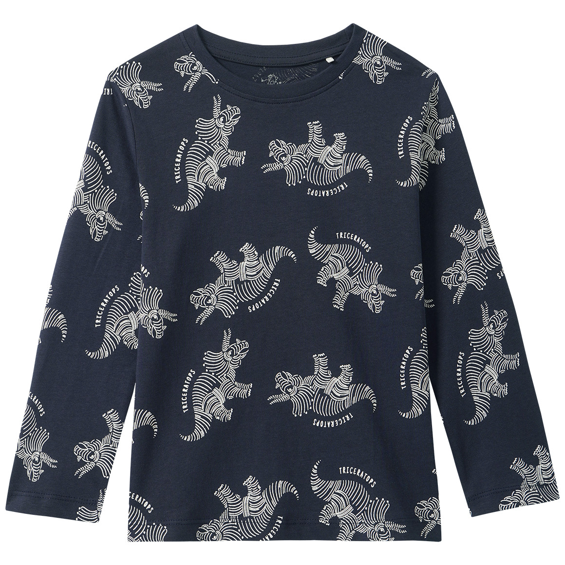 Jungen Langarmshirt mit Dino-Allover von Topolino