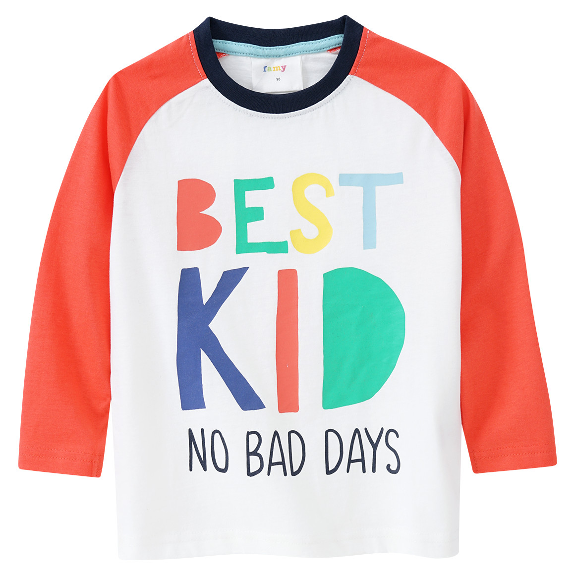 Jungen Langarmshirt mit Message-Print von Topolino