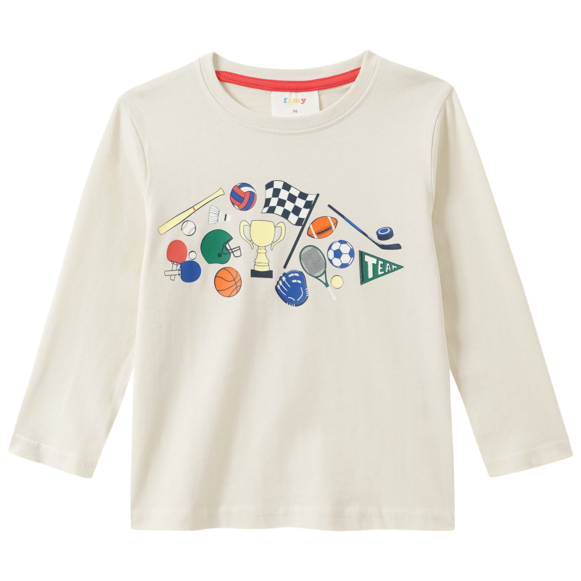 Jungen Langarmshirt mit  Print von Topolino