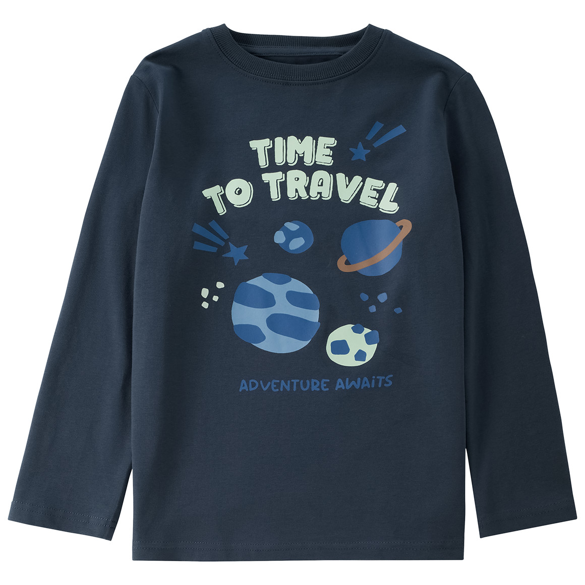 Jungen Langarmshirt mit Weltraum-Print von Topolino
