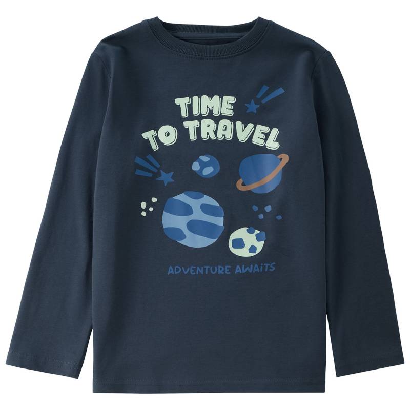 Jungen Langarmshirt mit Weltraum-Print von Topolino