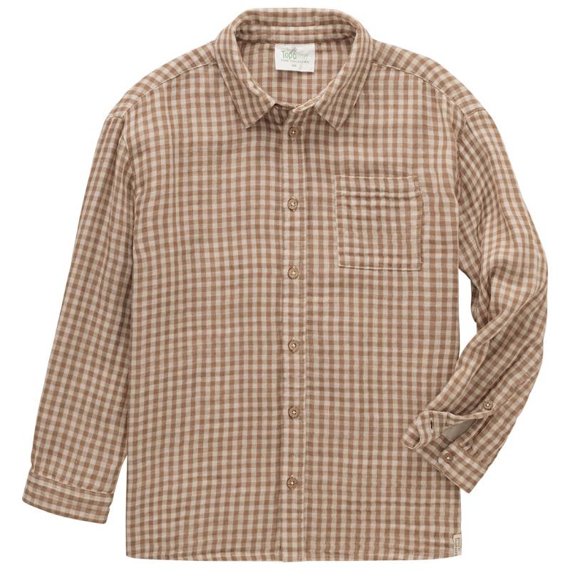 Jungen Musselin-Hemd aus Bio-Baumwolle von Topolino