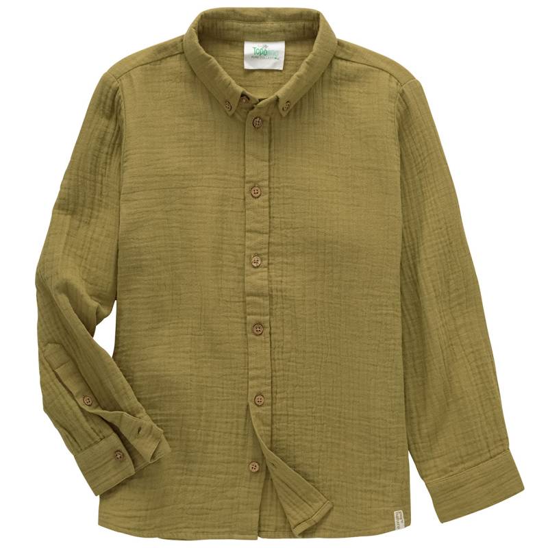 Jungen Musselin-Hemd aus Bio-Baumwolle von Topolino