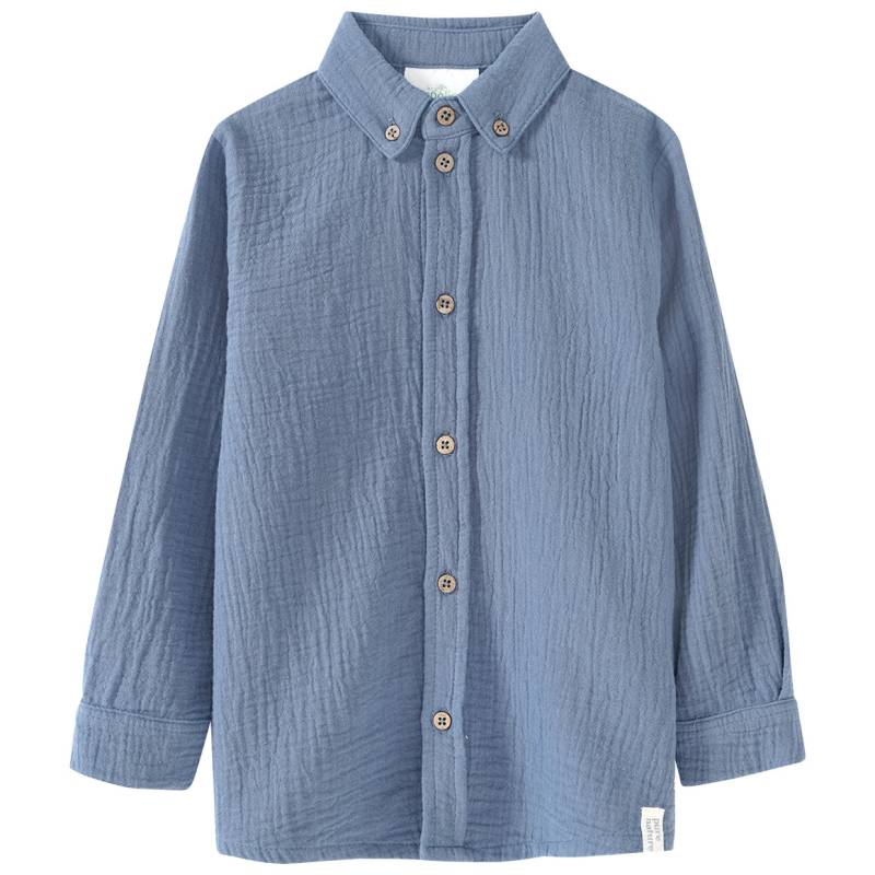 Jungen Musselin-Hemd mit Kentkragen von Topolino