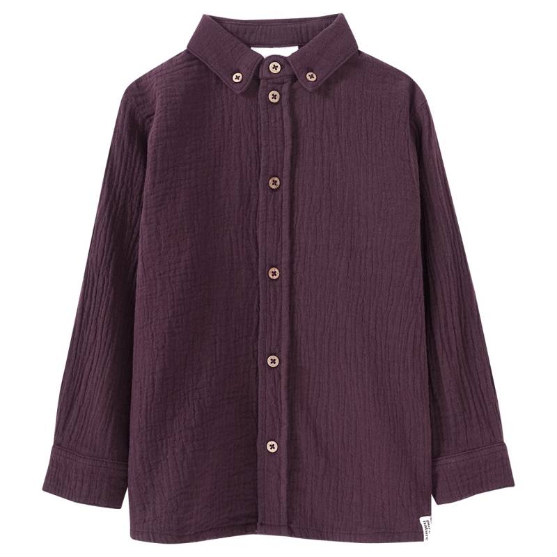 Jungen Musselin-Hemd mit Kentkragen von Topolino