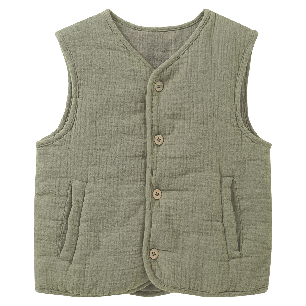 Jungen Musselin-Wendeweste leicht wattiert von Topolino