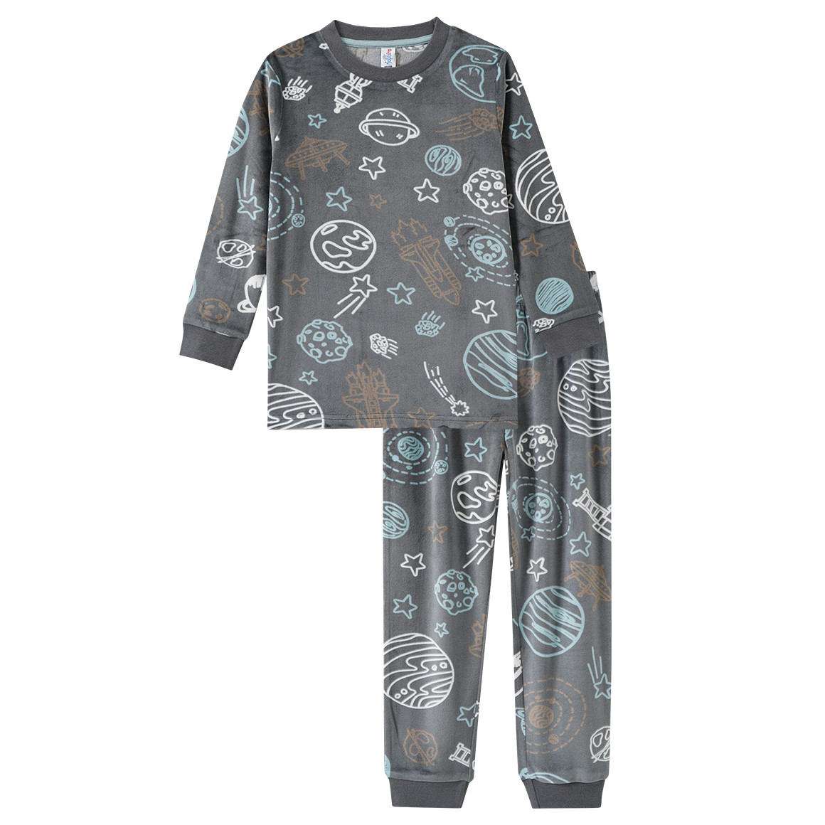 Jungen Nicki-Schlafanzug mit Weltall-Motiv Jungen Nicki-Schlafanzug mit Weltall-Motiv von Topolino