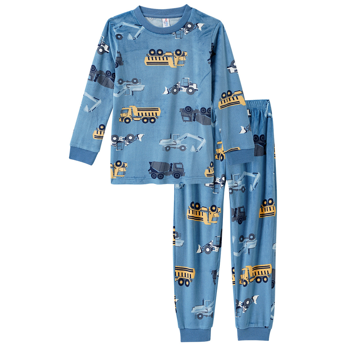 Jungen Schlafanzug mit Baufahrzeugen Jungen Schlafanzug mit Baufahrzeugen von Topolino