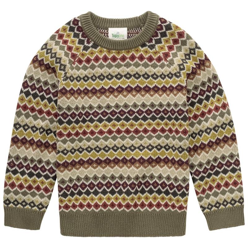 Jungen Strickpullover aus Bio-Baumwolle von Topolino