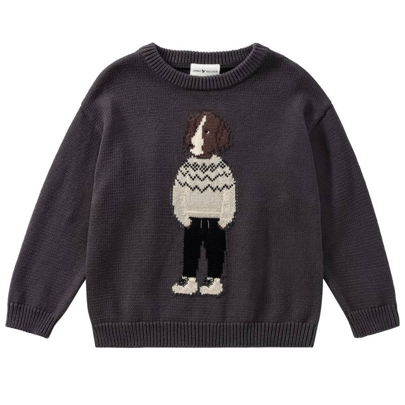 Jungen Strickpullover mit Hunde-Motiv von Topolino