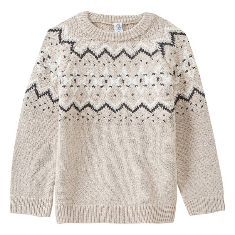 Jungen Strickpullover mit Norwegermuster von Topolino