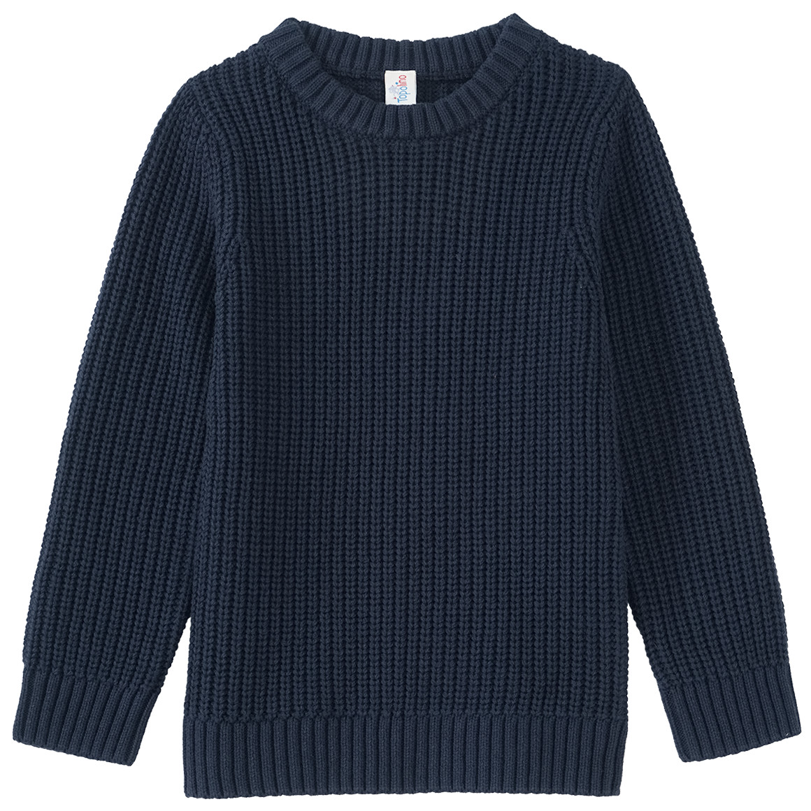 Jungen Strickpullover mit Rippstrick von Topolino