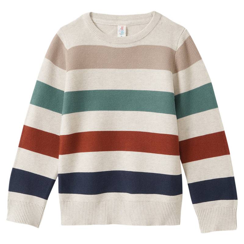 Jungen Strickpullover mit Streifen von Topolino