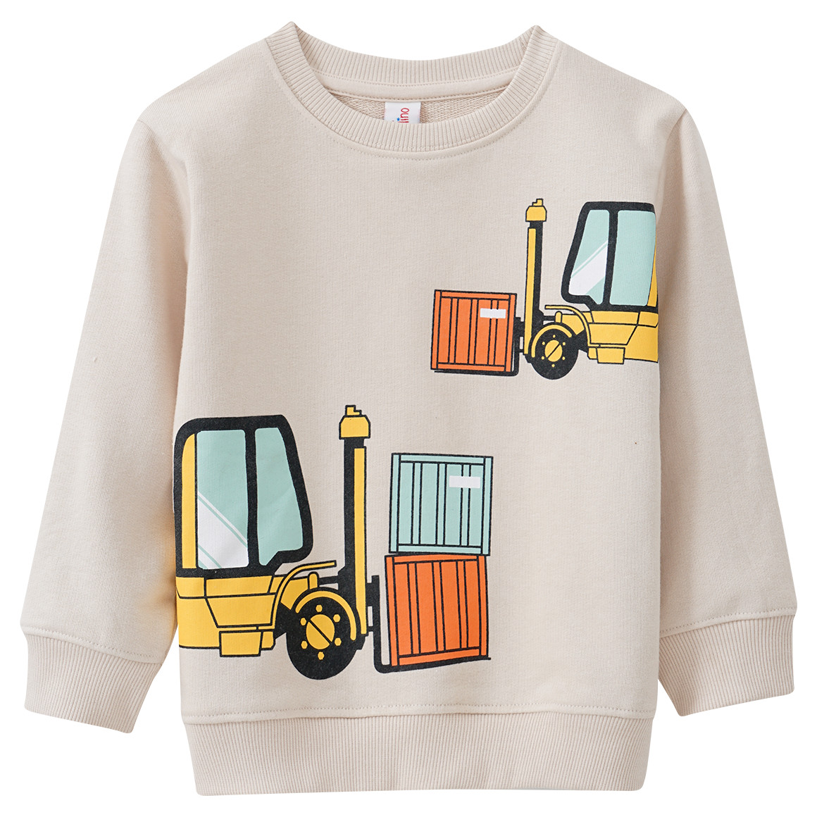 Jungen Sweatshirt mit Baustell-Motiven von Topolino