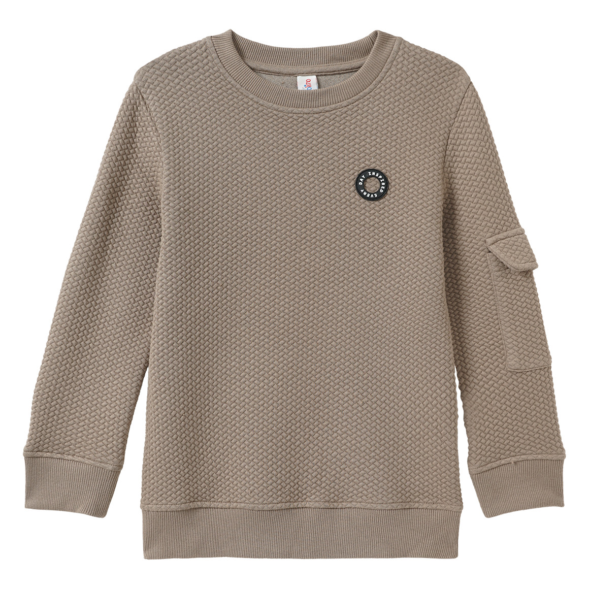 Jungen Sweatshirt mit Strukturmuster von Topolino