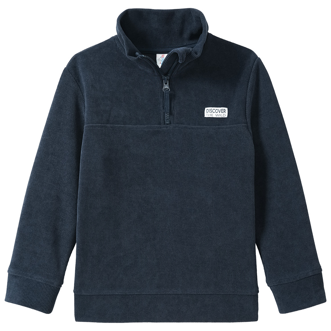 Jungen Sweatshirt mit Troyer-Reißverschluss von Topolino