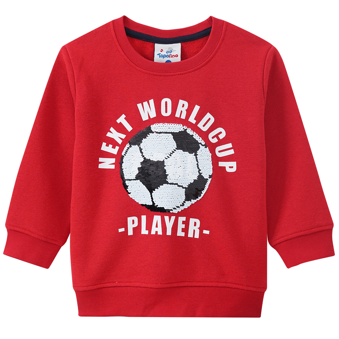 Jungen Sweatshirt mit Wendepailletten von Topolino