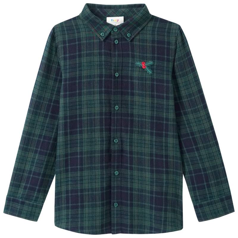 Jungen Weihnachtshemd mit Stickerei von Topolino