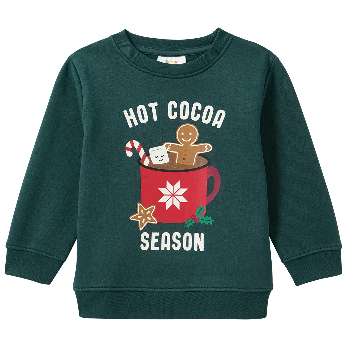 Jungen Weihnachtssweatshirt mit Print von Topolino