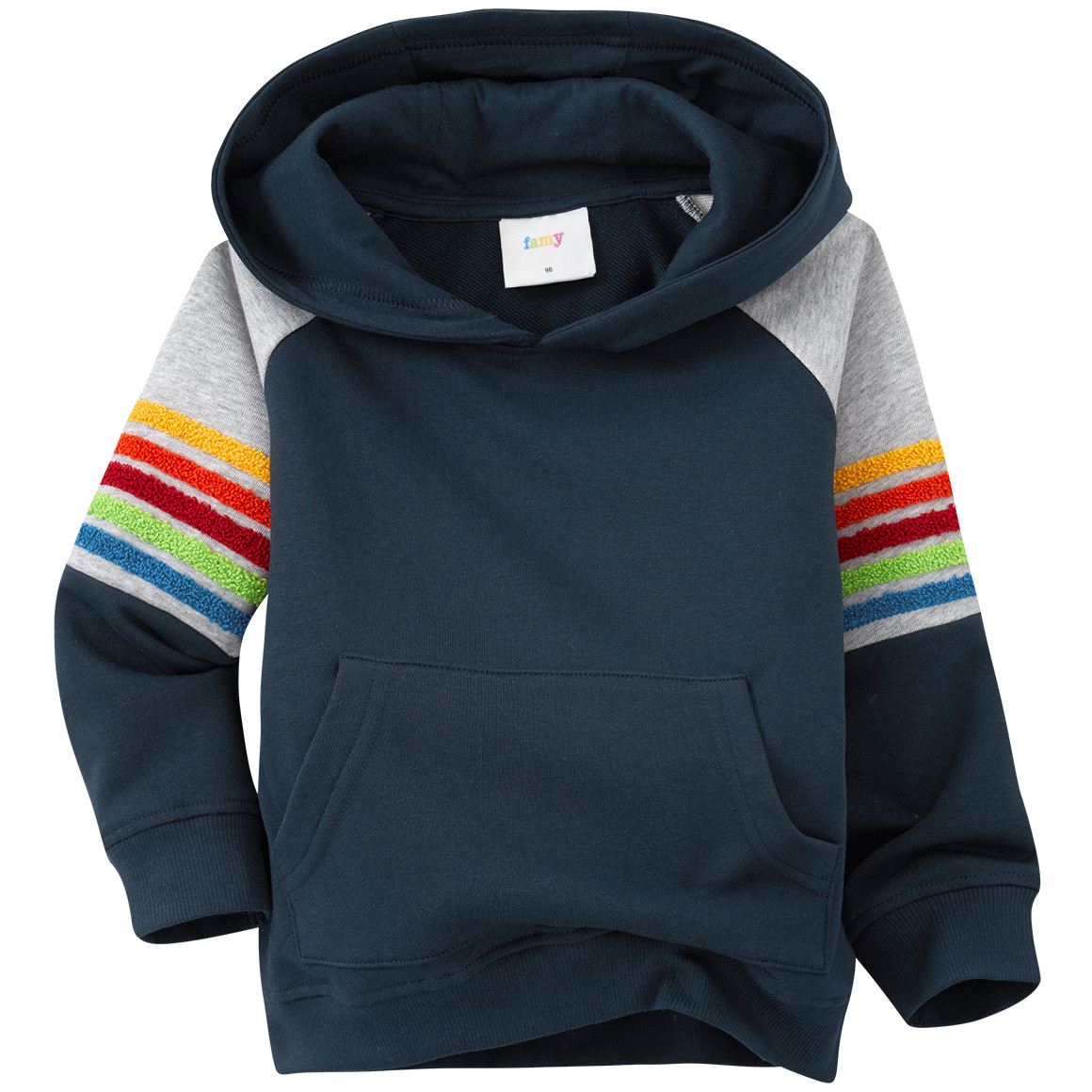 Kinder Hoodie mit bunter Frottee-Applikation von Topolino