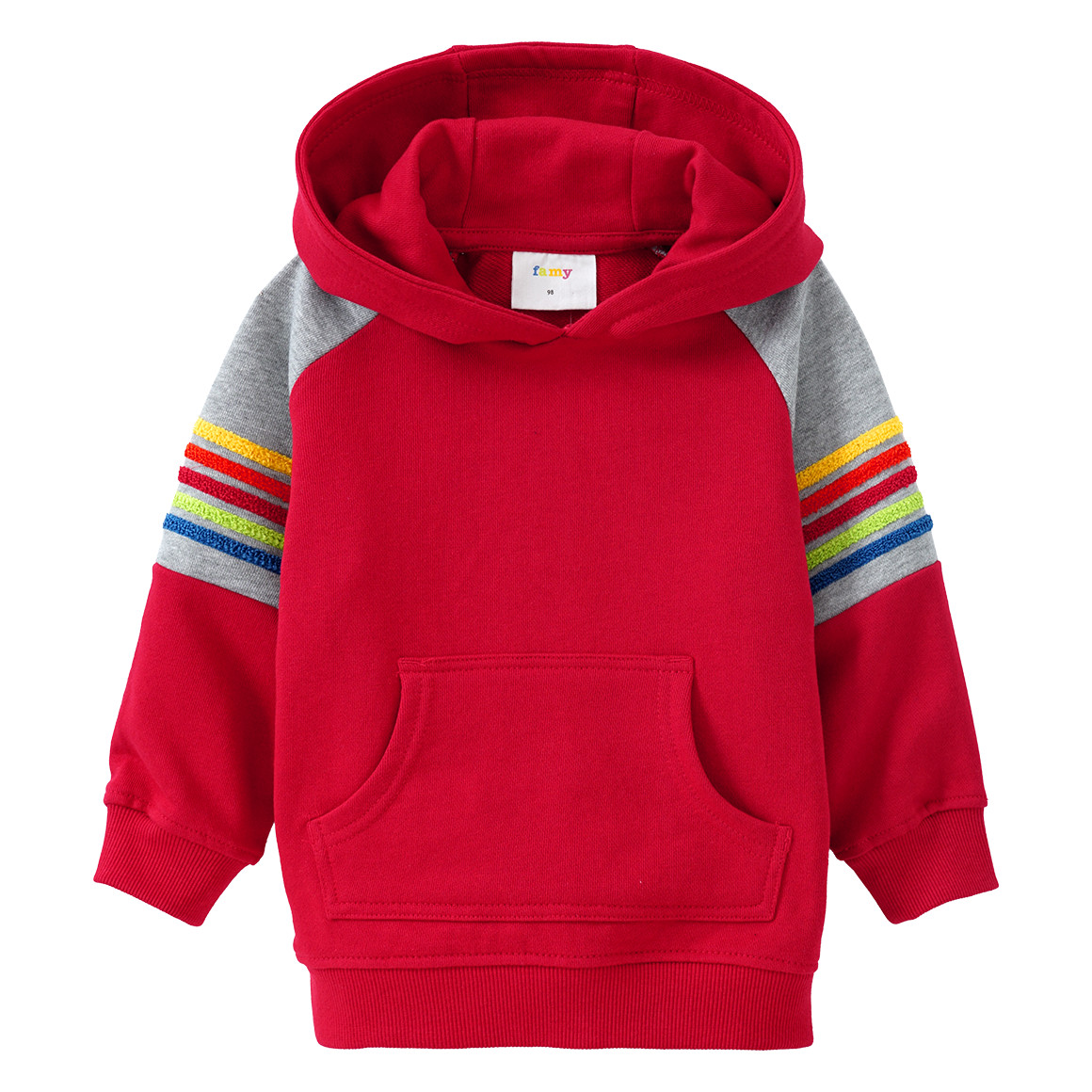 Kinder Hoodie mit bunter Frottee-Applikation von Topolino