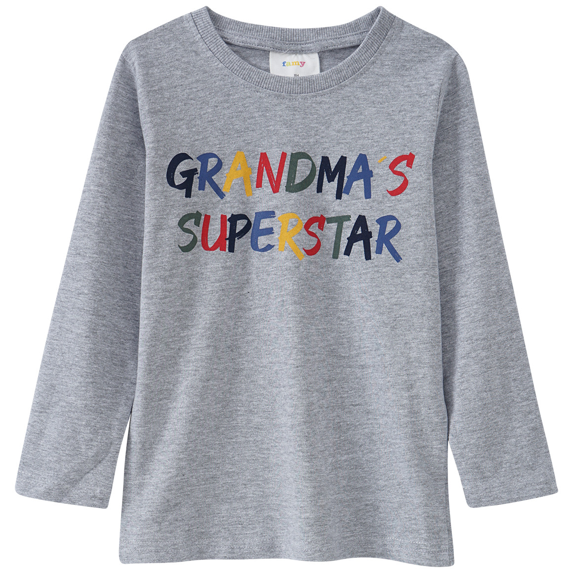 Kinder Langarmshirt mit Message-Print von Topolino