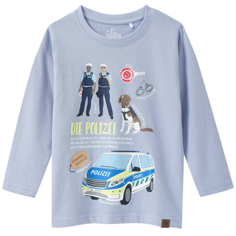 Kinder Langarmshirt mit Polizei-Print von Topolino