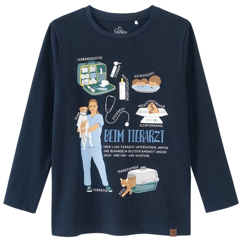 Kinder Langarmshirt mit Tierarzt-Print von Topolino