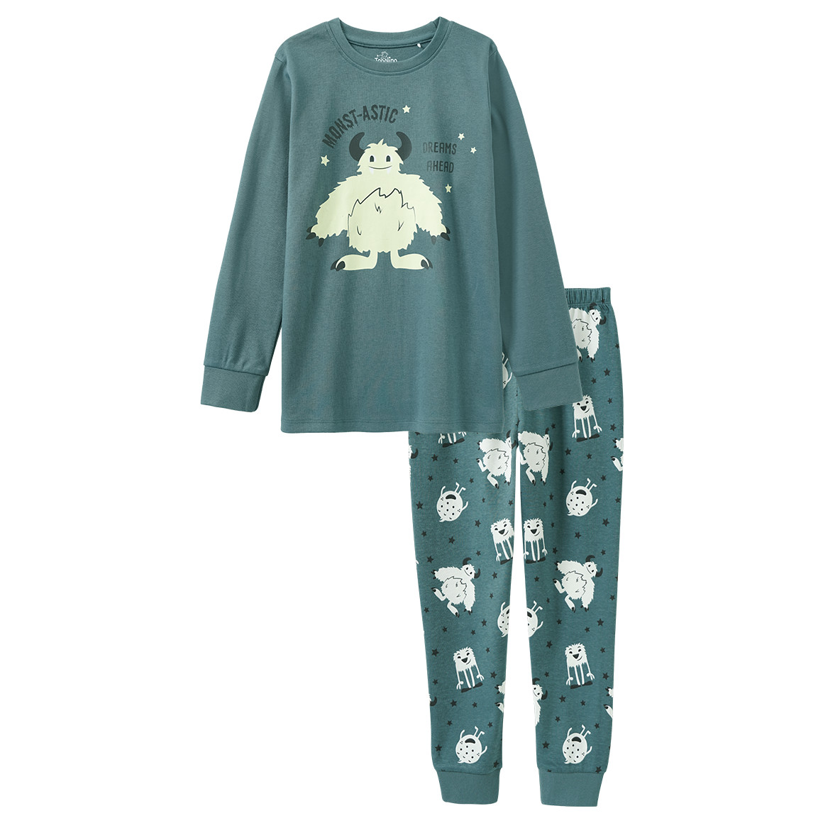 Kinder Schlafanzug mit leuchtendem Print von Topolino