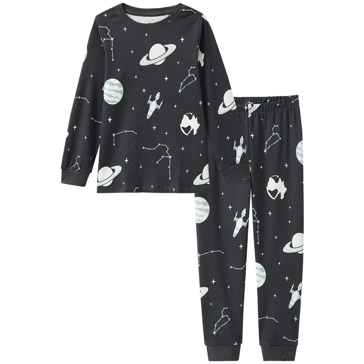 Kinder Schlafanzug mit leuchtendem Print von Topolino