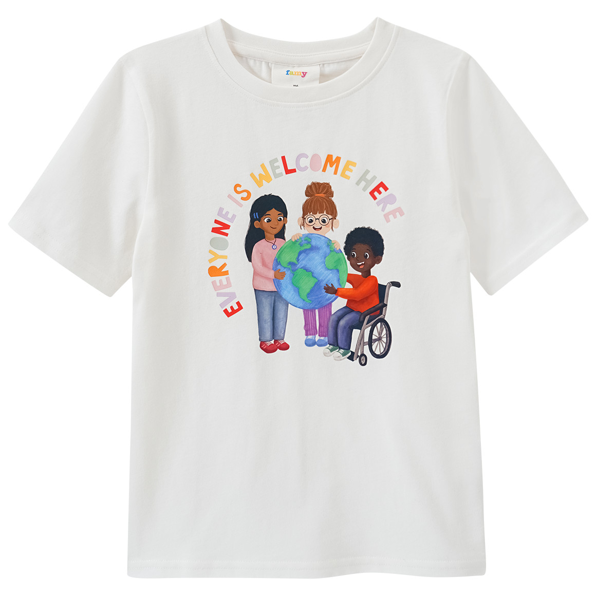 Kinder T-Shirt mit Message-Print von Topolino