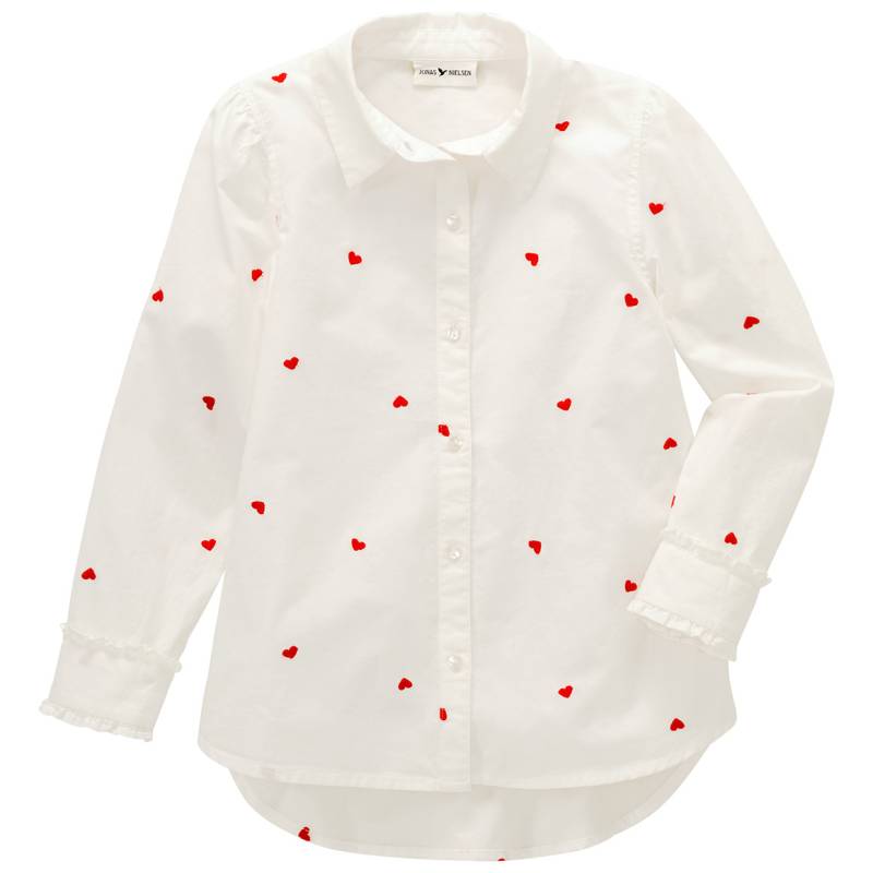 Mädchen Bluse mit Herz-Allover von Topolino