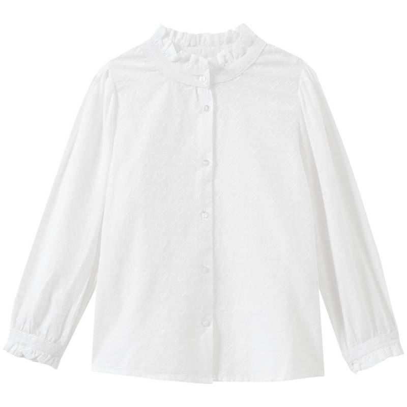 Mädchen Bluse mit Herz-Stickereien von Topolino