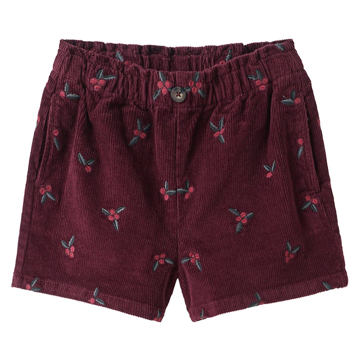 Mädchen Cordshorts mit Stickerei von Topolino